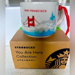 Starbucks "San Francisco” You Are Here Series, Demi Espresso Mug/Ornament